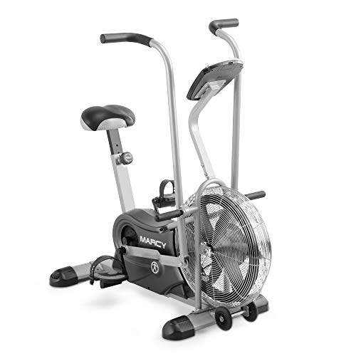 Marcy Air-Resistance Exercise Fan Bike With Dual Acction Handlebars