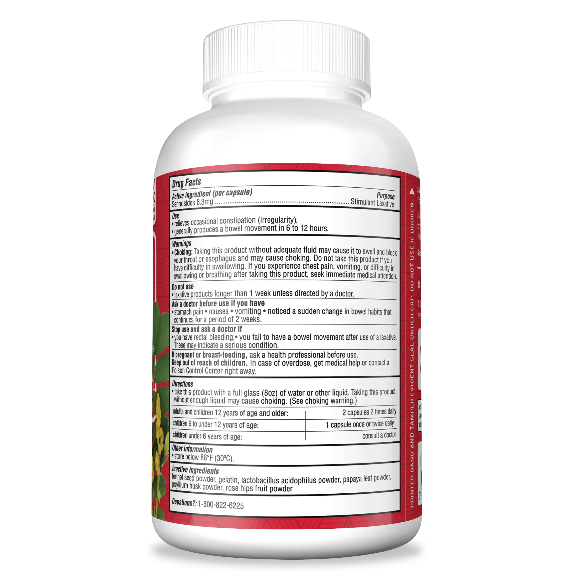 Health Plus Super Colon Cleanse Laxative Capsules, 240-Count