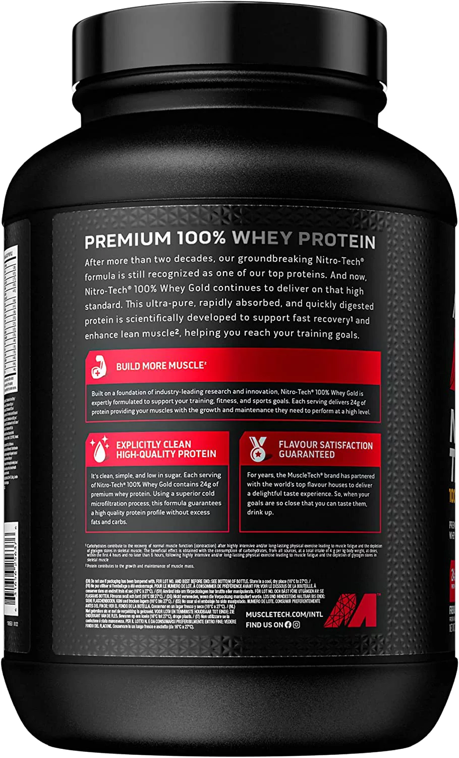 Whey Protein | Nitro-Tech Gold | Smoothie Mix | 5 lbs | Vanilla | Men & Women