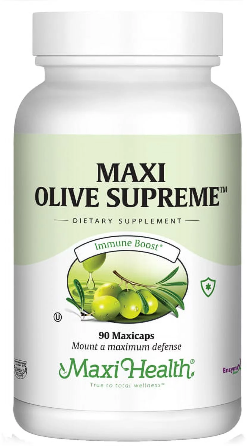 Maxi Health Kosher Maxi Olive Supreme - 90 Vegetable Capsules