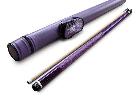 49% Off Sale - Champion ST Irish Wrap Purple Maple Pool Cue, Purple Fury Case, Champion Sport/Cuetec Glove, Model: ST-10, 21 oz