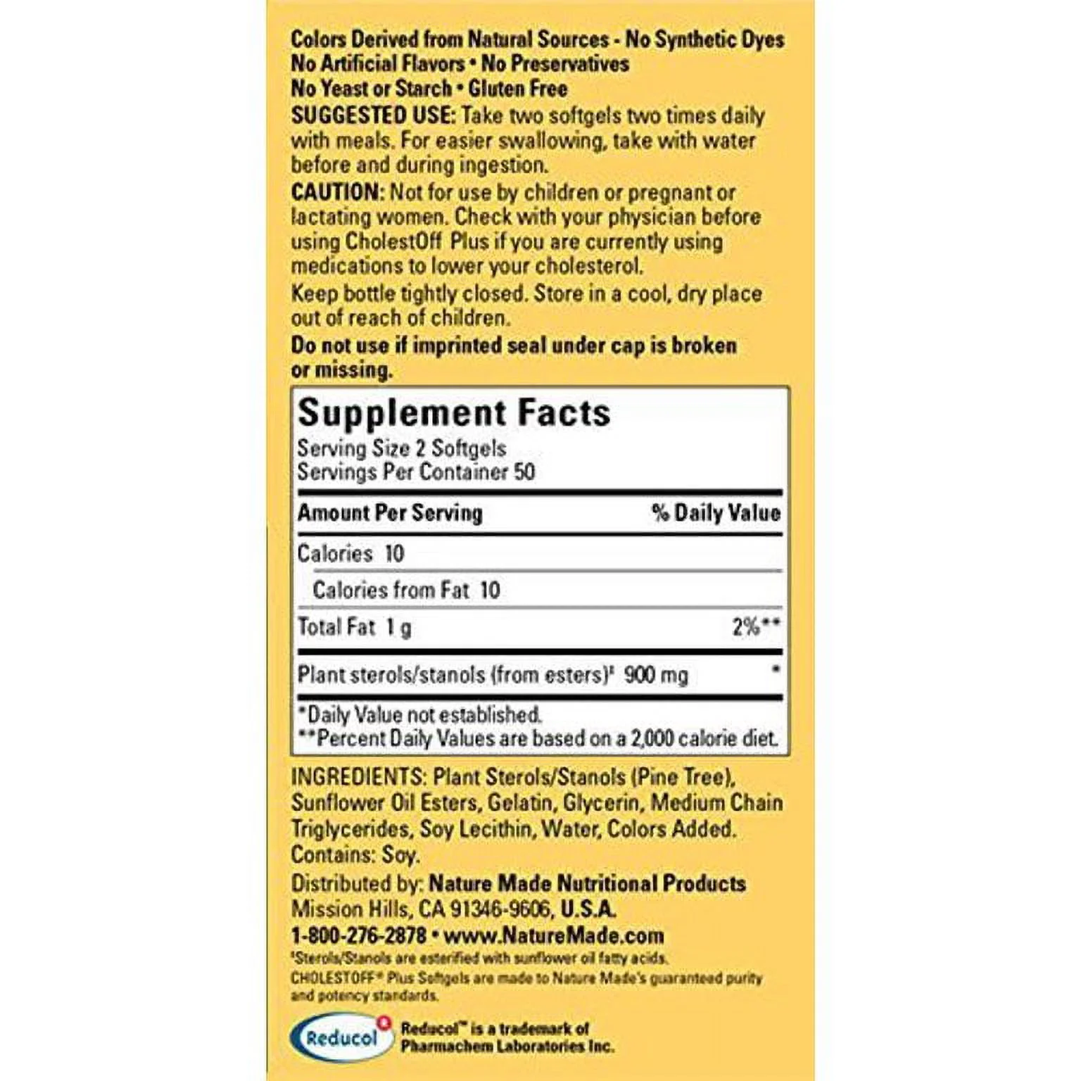 Nature Made CholestOff Plus Softgels, 100 Count