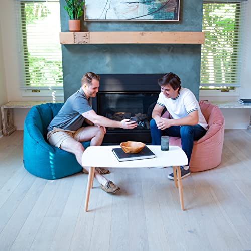 Big Joe Milano Lenox Denim Cobalt Beanbag Chair