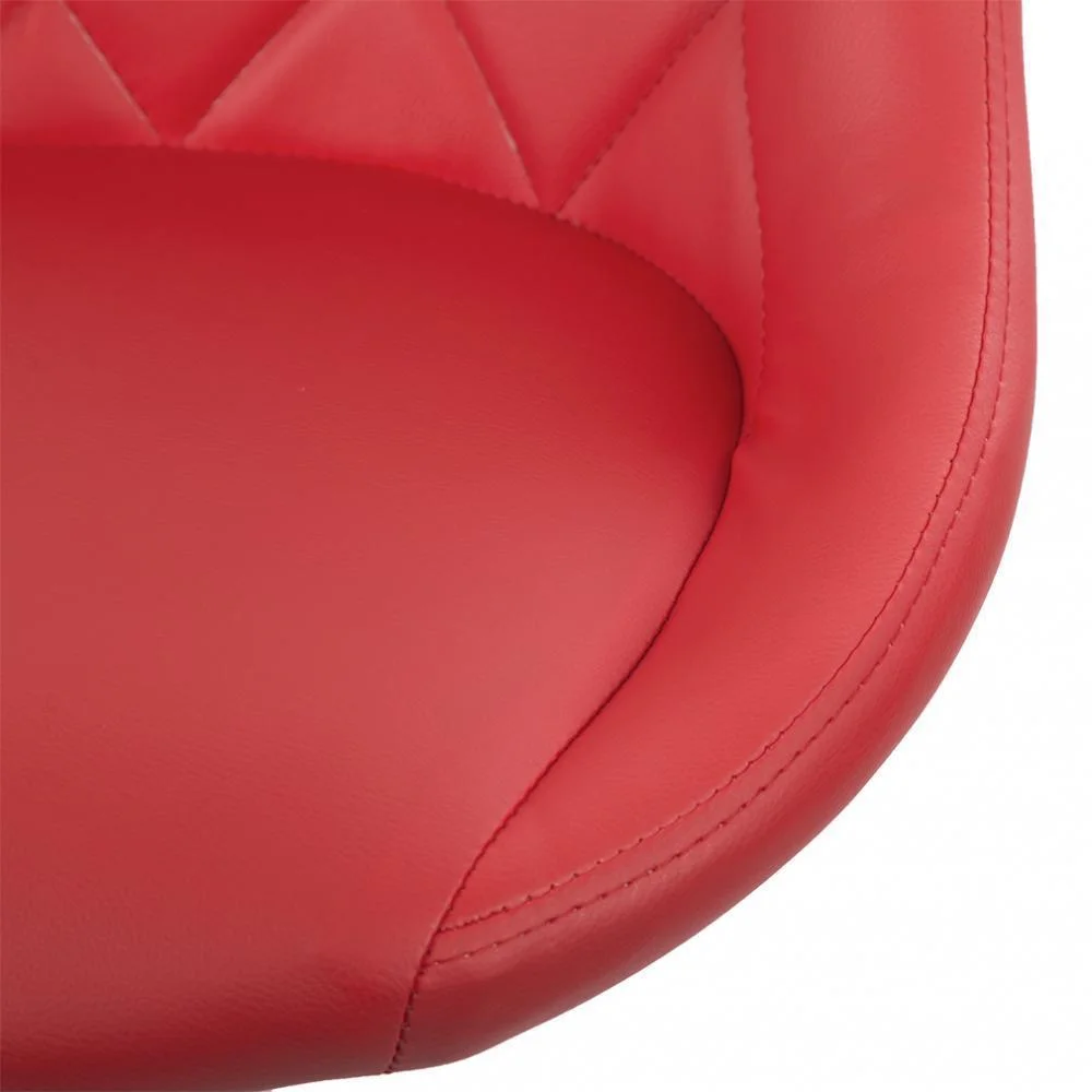 Air Lift Adjustable Swivel Bar Stools With Seat Back Pad, Set Of 2