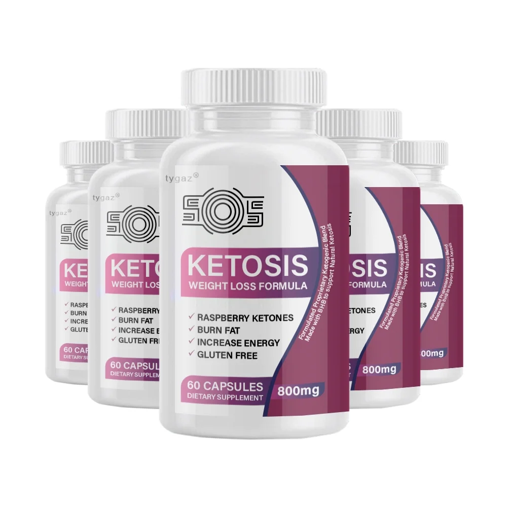 (5 Pack) SOS Keto, SOS Ketosis Weight Loss Formula