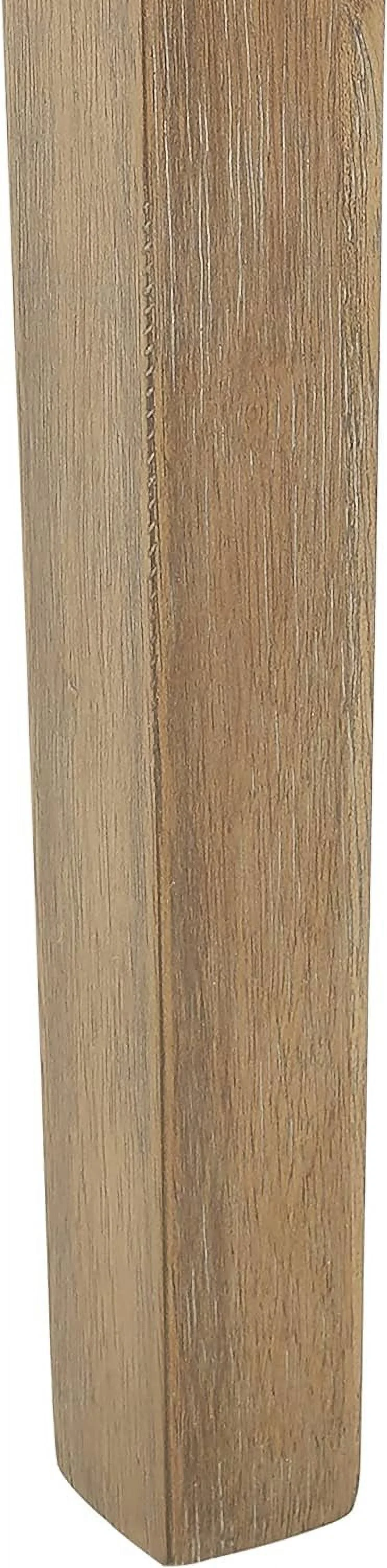 Joanna 2-Piece Ladder Back Dining Chair Set, Rustic Brown