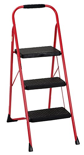 COSCO 2-Step Big Step, Steel Step Stool, Gray
