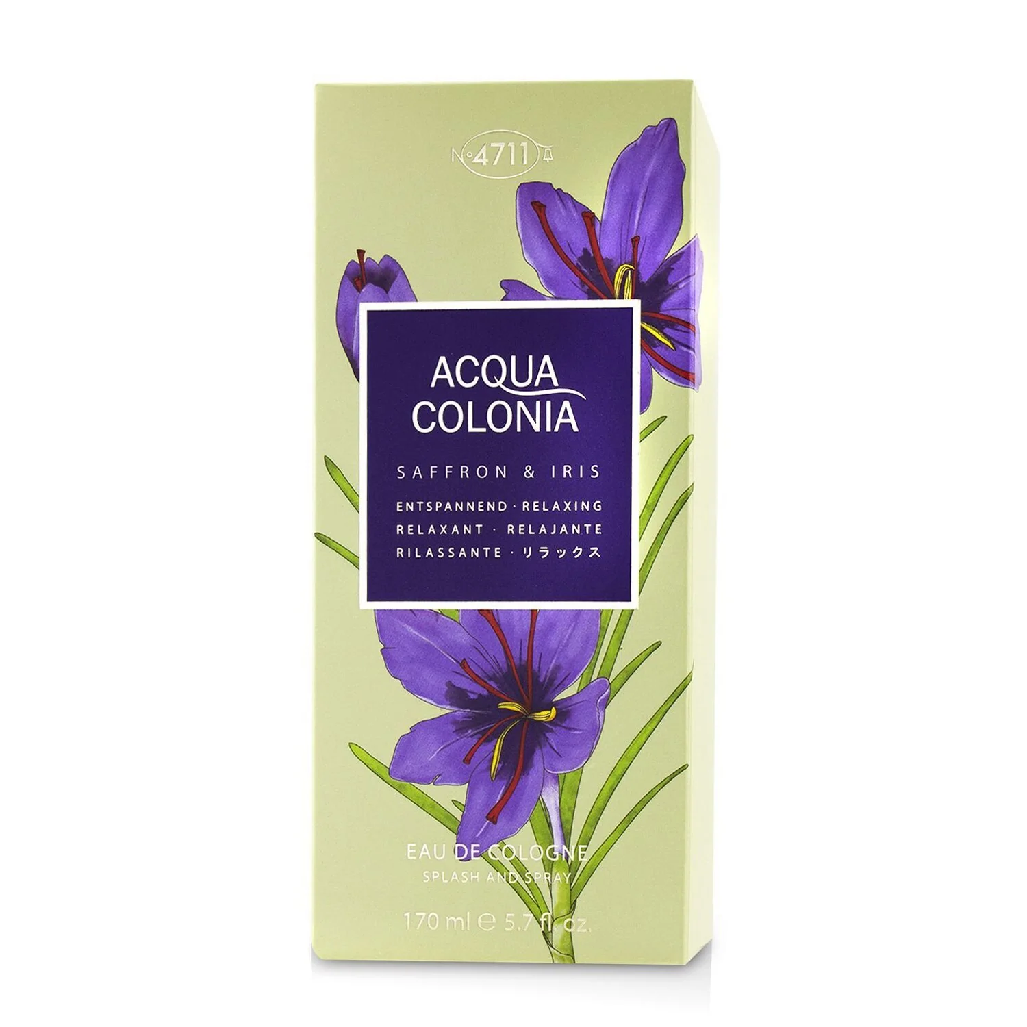 4711 Acqua Colonia Saffron & Iris Eau De Cologne Spray  170ml/5.7oz