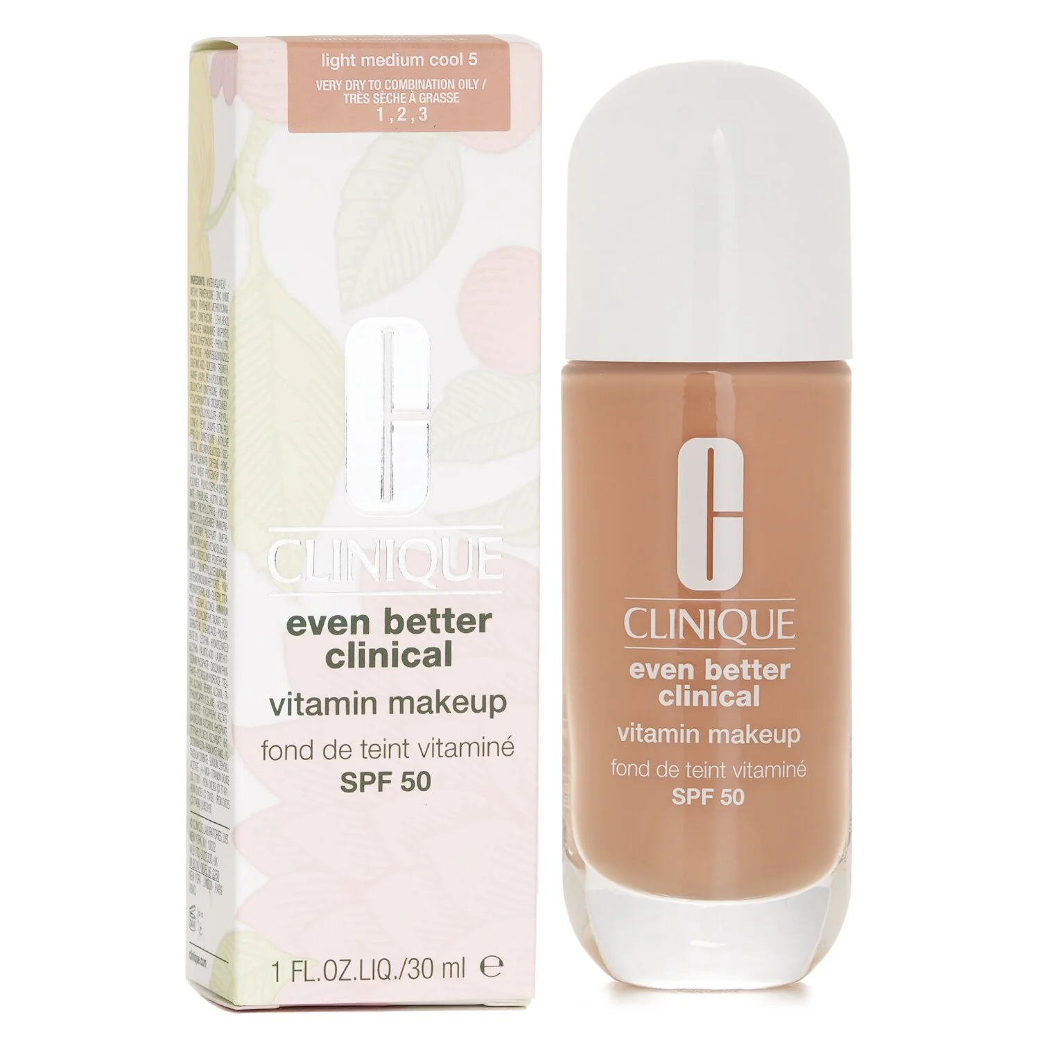 Clinique Even Better Clinical Vitamin MakeUp Foundation SPF 50 - # 4 Medium Cool  30ml