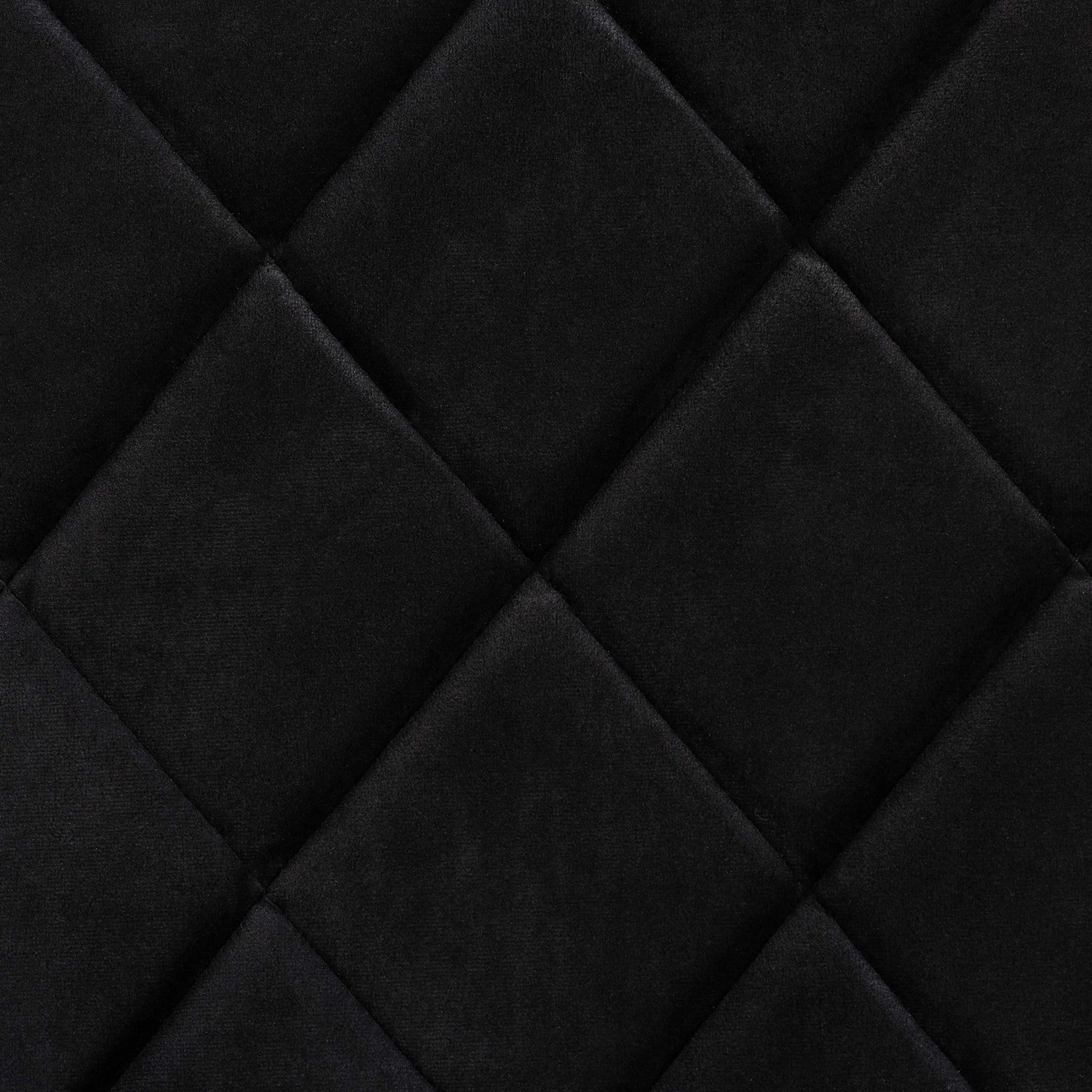 Baxton Studio Blaise Dining Chair, Set of 4, Black and Gold