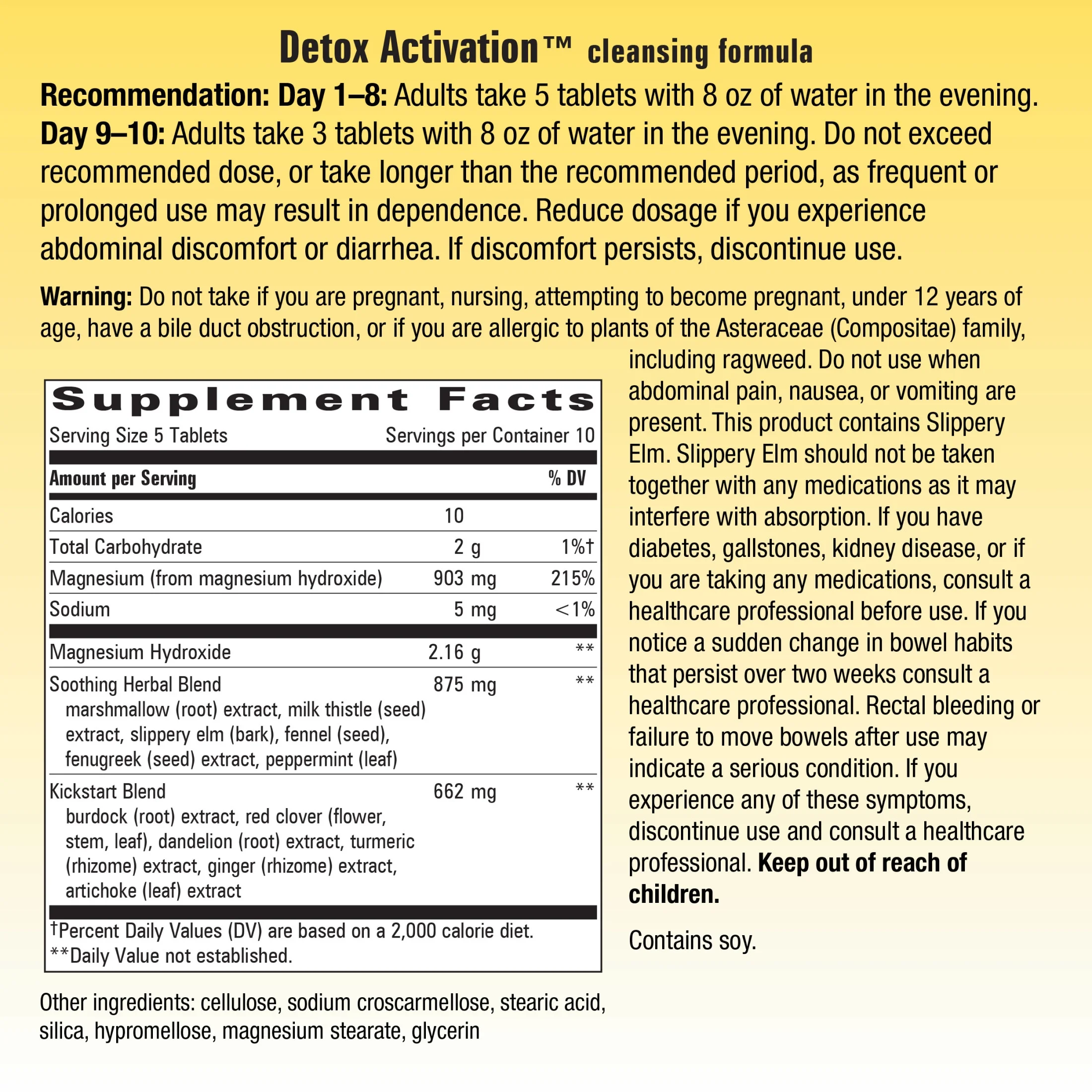 Nature's Way Whole Body Cleanse, Complete 10-Day System Cleansing System