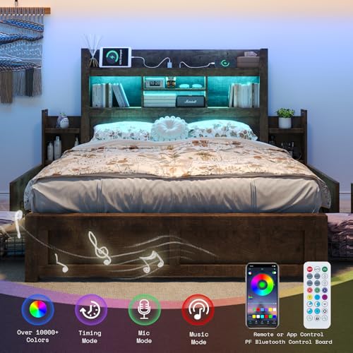 Queen Bed Frame with 49.6