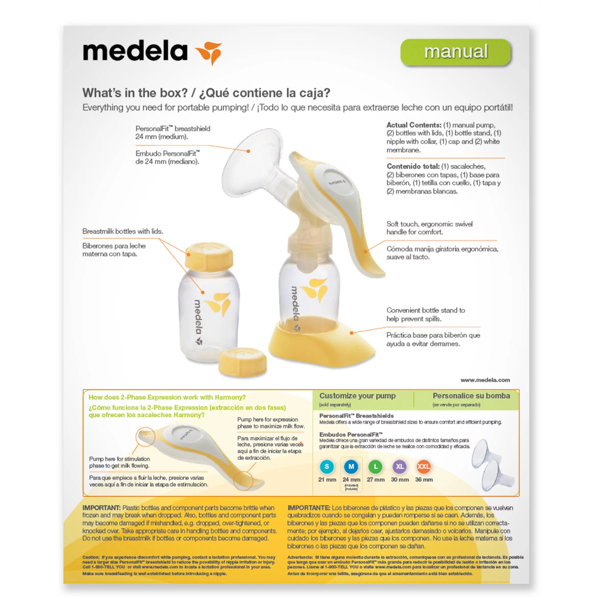 Medela Harmony Manual Breast Pump 1 Count