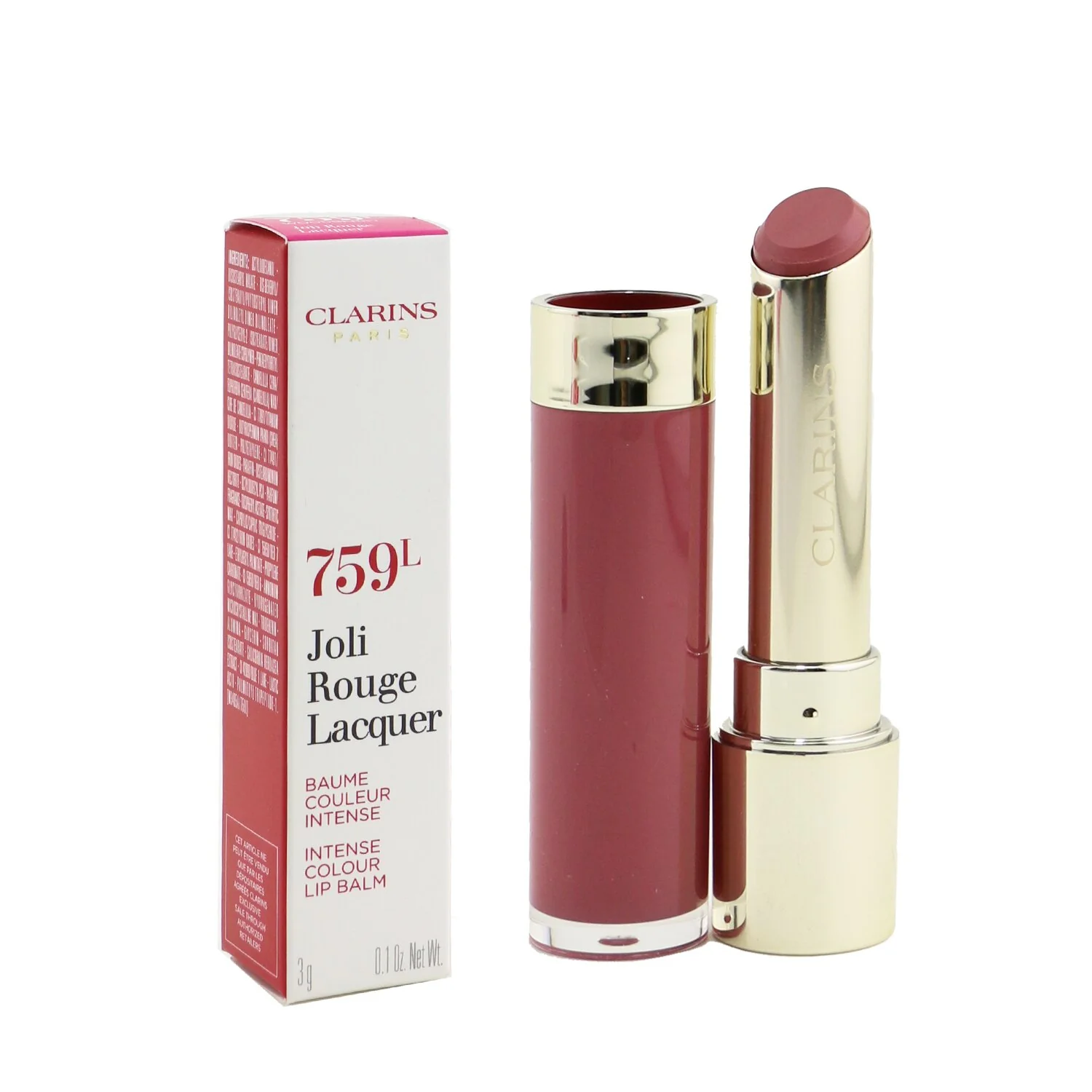 Clarins Joli Rouge Lacquer - # 742L Joli Rouge (Box Slightly Damaged)  3g/0.1oz