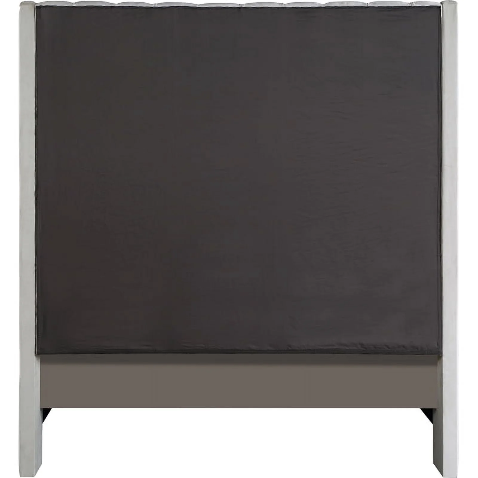 Meridian Furniture Fritz Cream Velvet Queen Bed