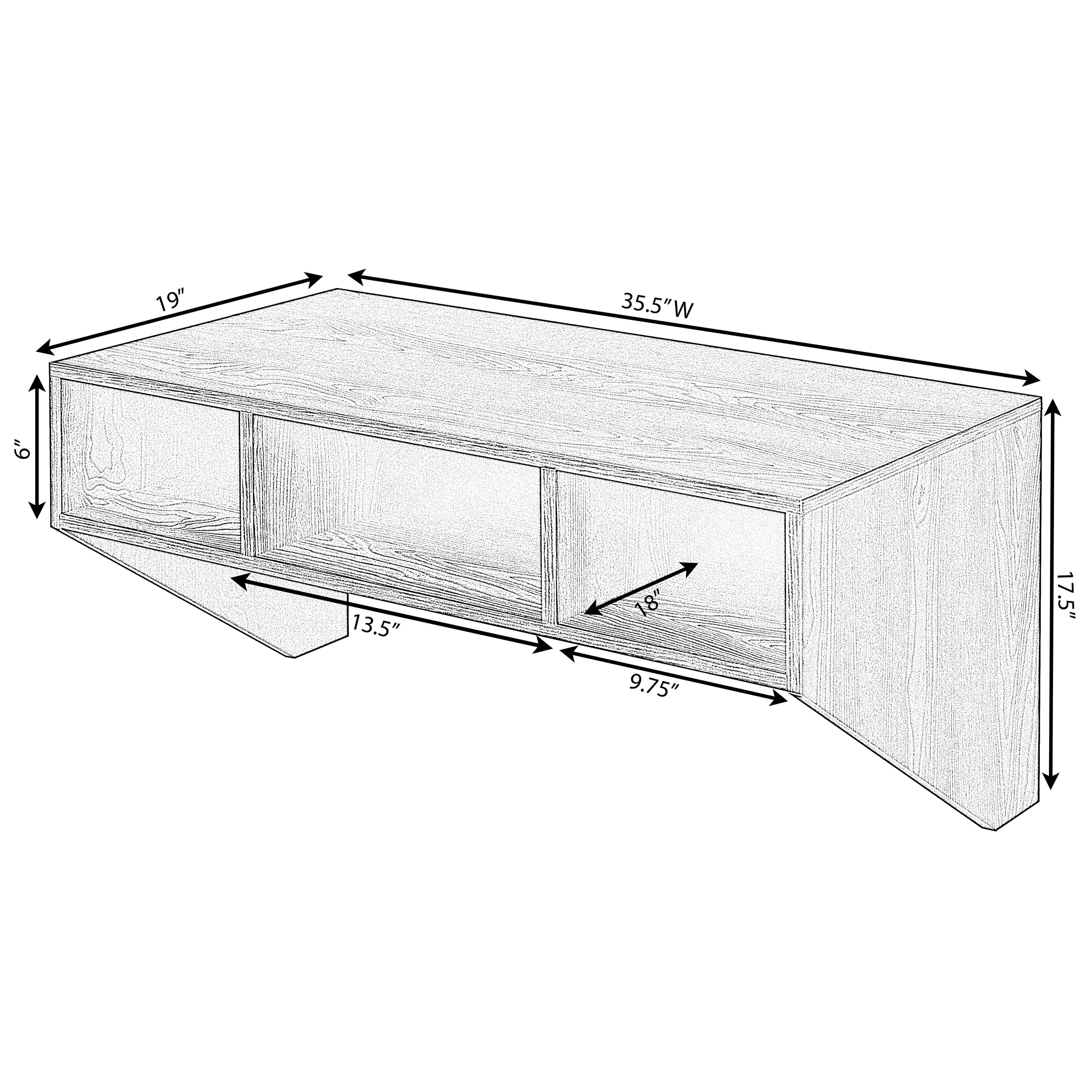 Wall Mounted Home Office Furniture Set