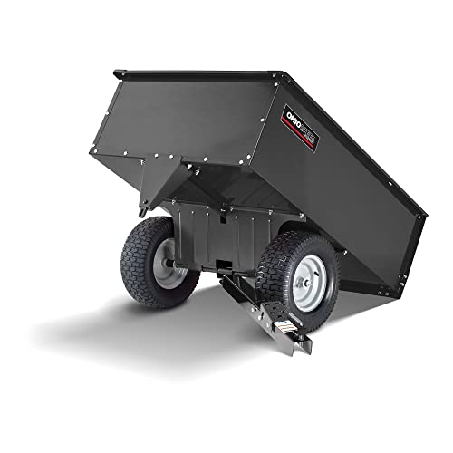 Ohio Steel 3040P-SD Poly Swivel Dump Cart, 10 cu.ft., 600 lb Load Capacity