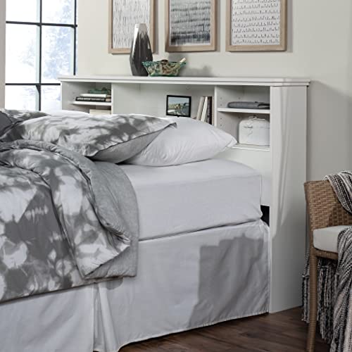 Sauder River Ranch Full/Queen Bookcase Headboard, in Grand Walnut Finish