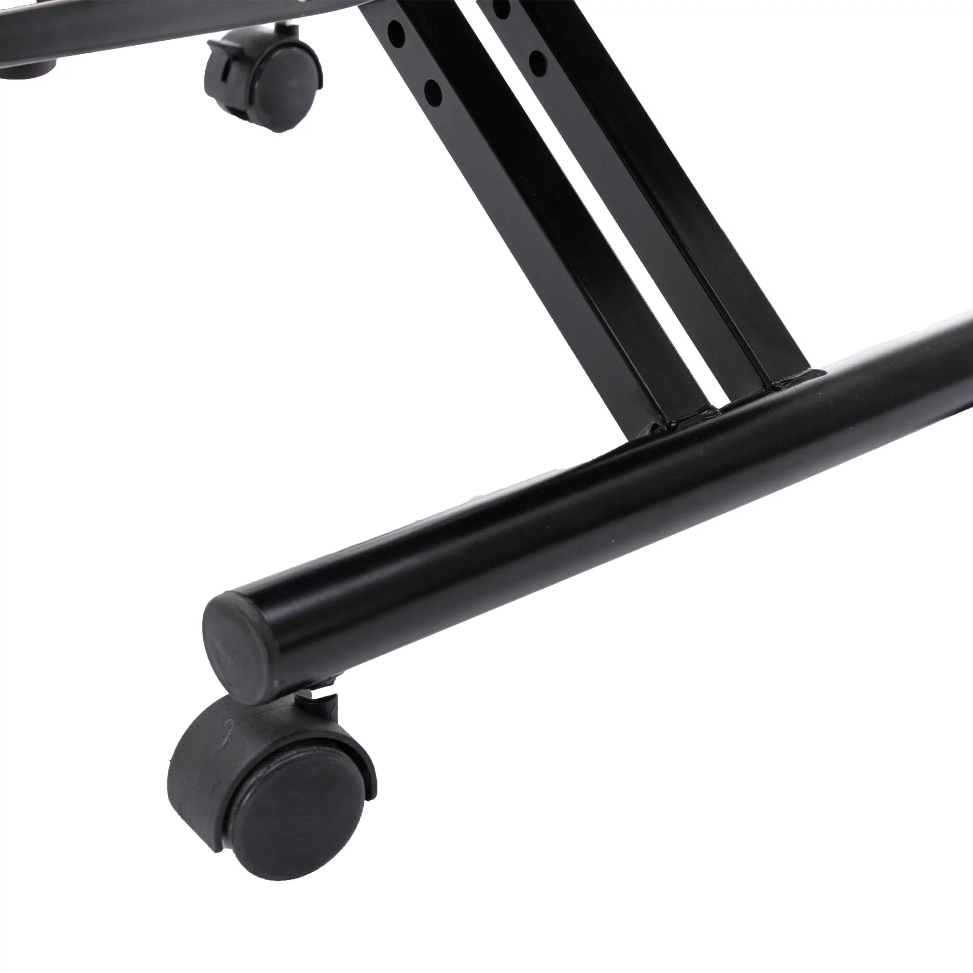 Black Leather seat Ergonomic Kneeling Chair with Arm and Adjustable Height