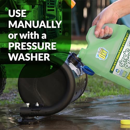 Oxy Solve House and Siding Pressure Washer Cleaner - Removes Stains from Mold & Mildew on Vinyl, Aluminum, Wood, Brick, Stucco - Concentrate 1 Gal.