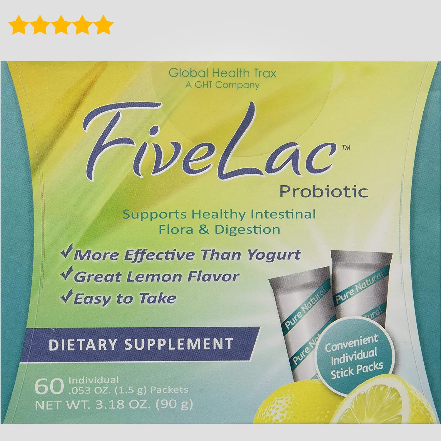 FiveLac - Five Lac Probiotic (60 Packets)