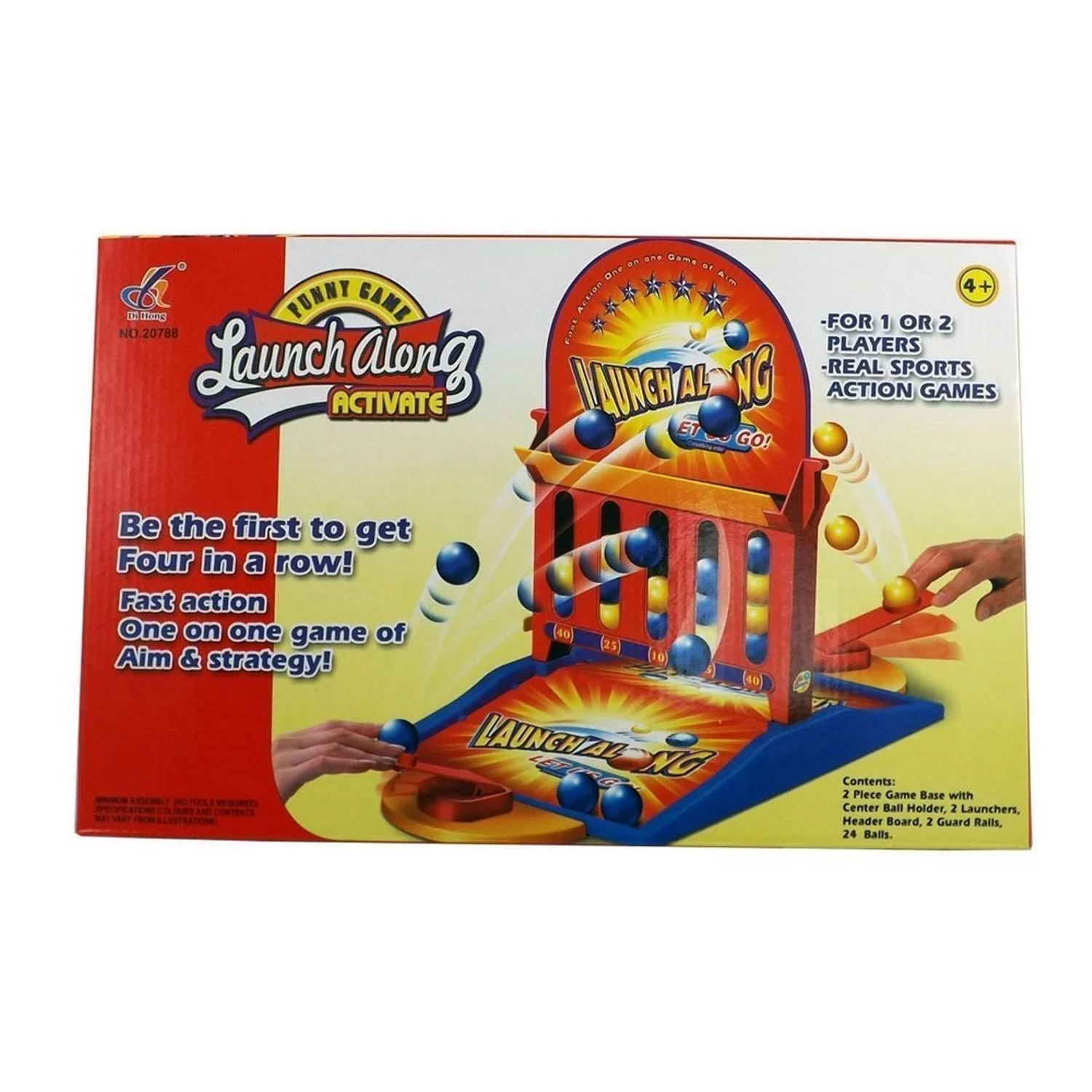 Launch Along Connect Four Board Game for Kids