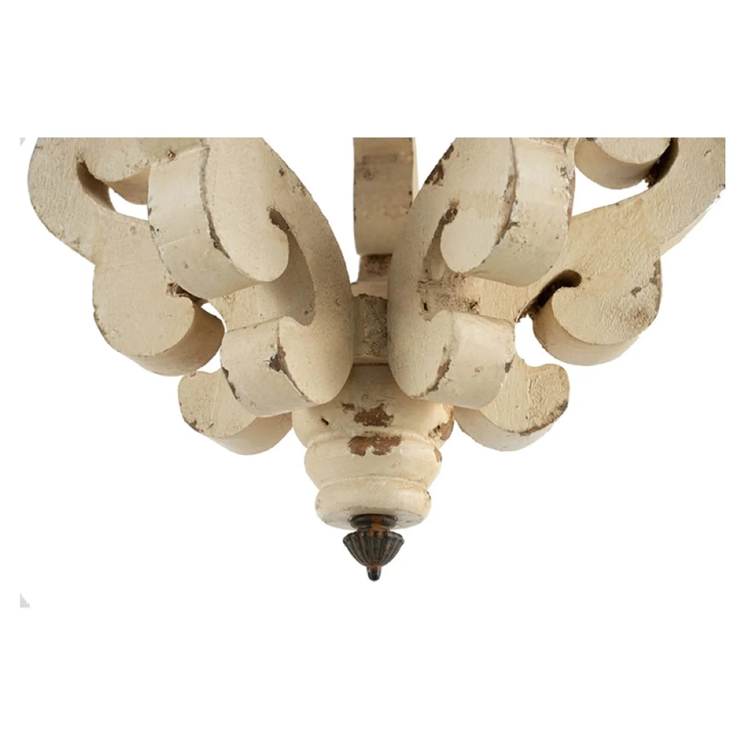 CC Home Furnishings Distressed Antique 1-Light Chandelier - 84