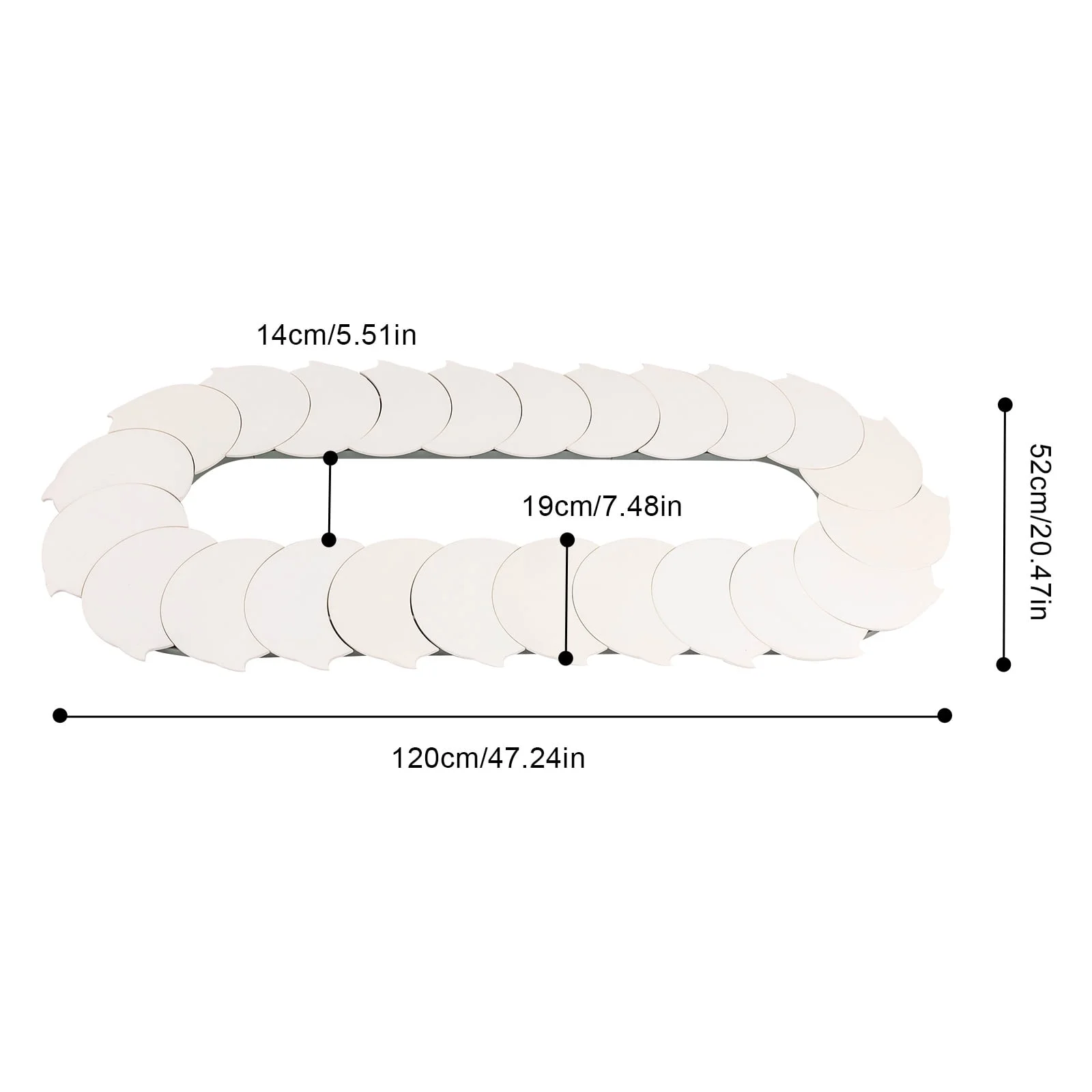 360° Manual Swivel Adjustable Dining Table Lazy Susan Rotating Food Turntable Food Serving Train Dining Table Turntable For Dining Room Party Decoration 3.94ft