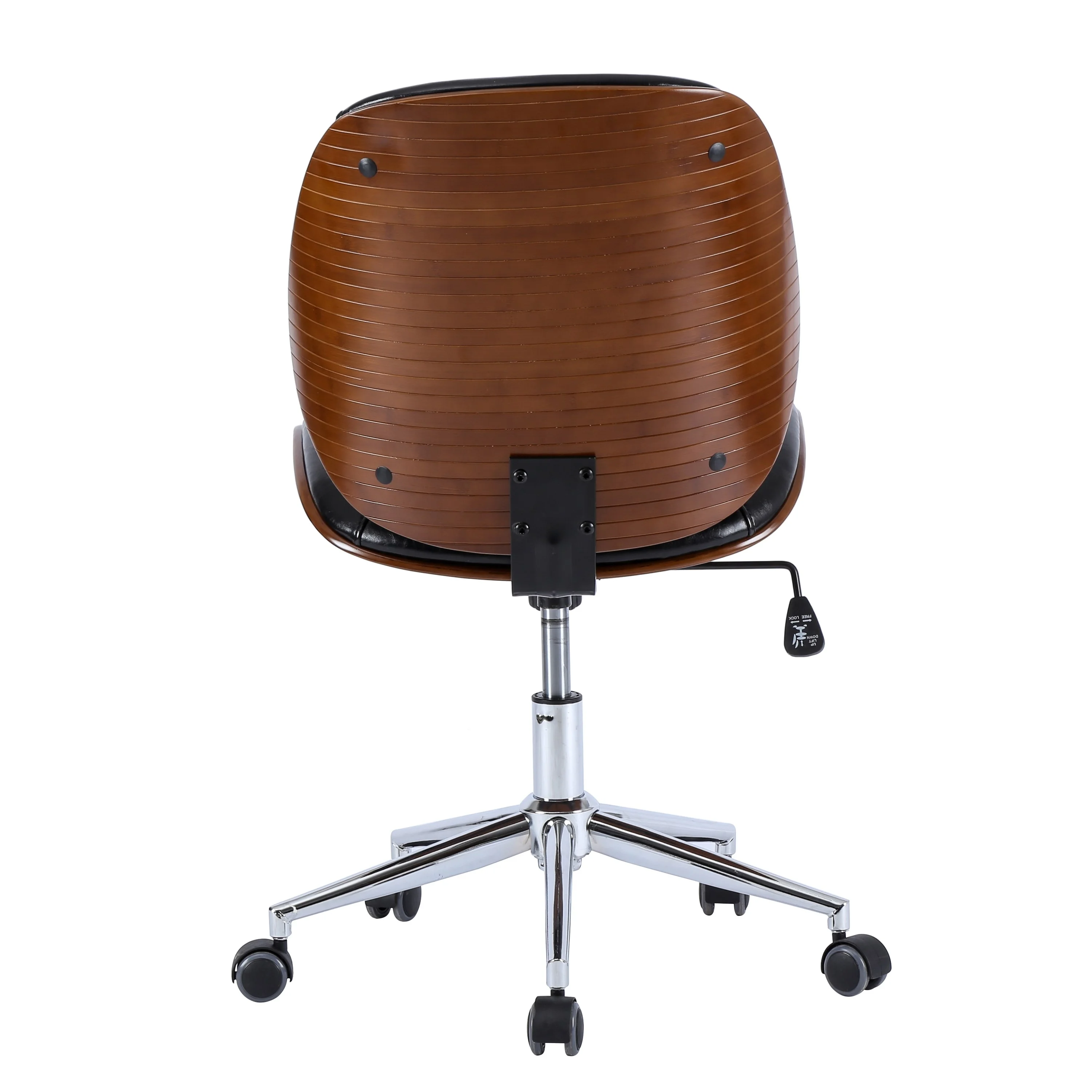 Shaun PU Leather Bamboo Office Chair