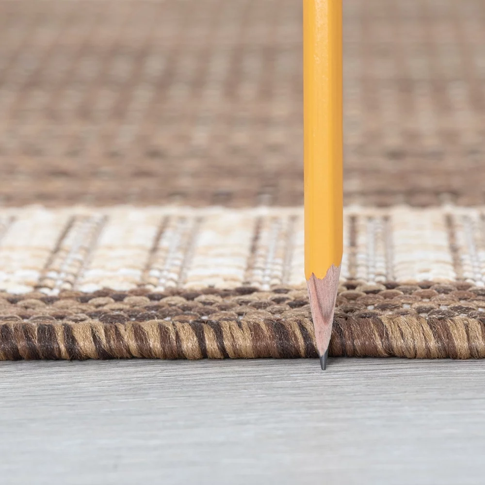 Tayse Eco Area Rug ECO1103 Transitional Gold Faded Shaded 2' x 2' 11