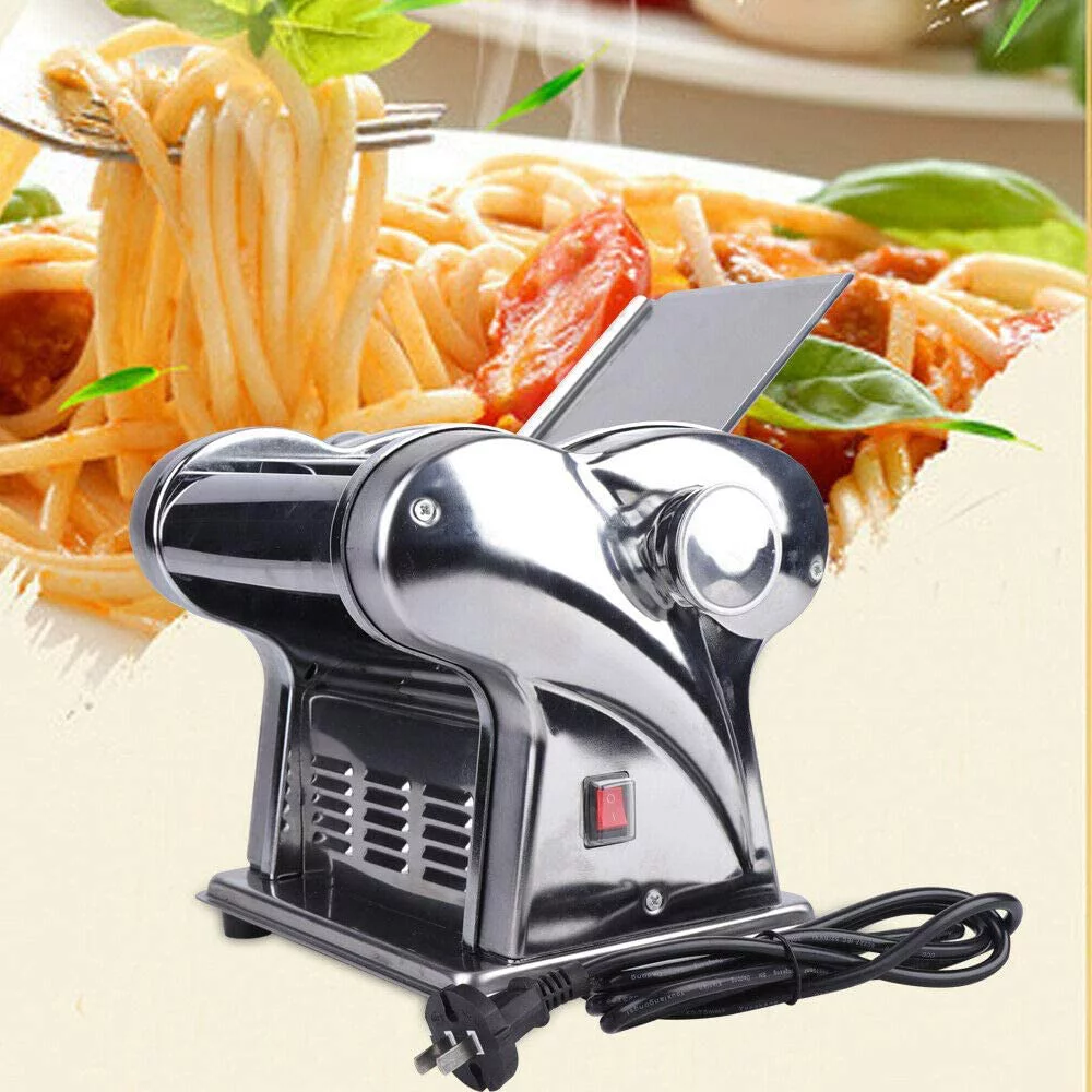 TFCFL Commercial Electric Pasta Machine 6 Speed Adjustable Thickness Setting