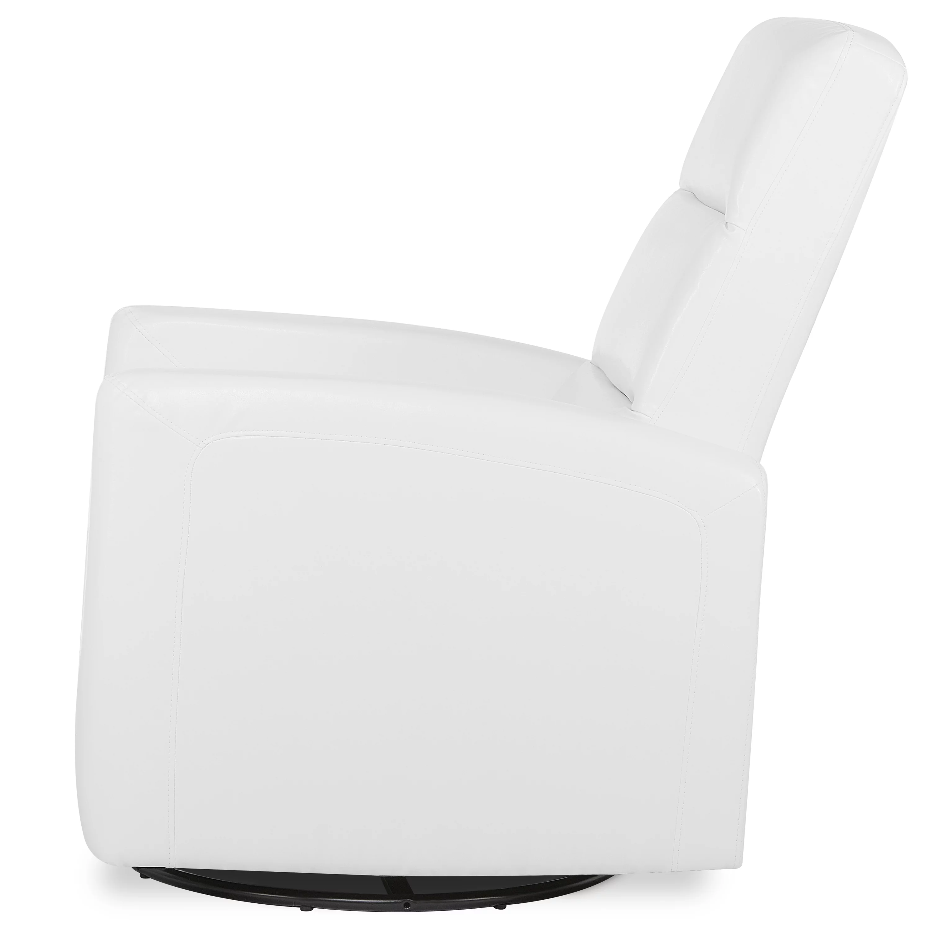 Evolur Reevo Swivel Glider In White