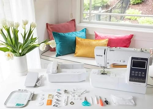 Brother SE700 Sewing and Embroidery Machine, Wireless LAN Connected, 135 Built-in Designs, 103 Built-in Stitches, Computerized, 4
