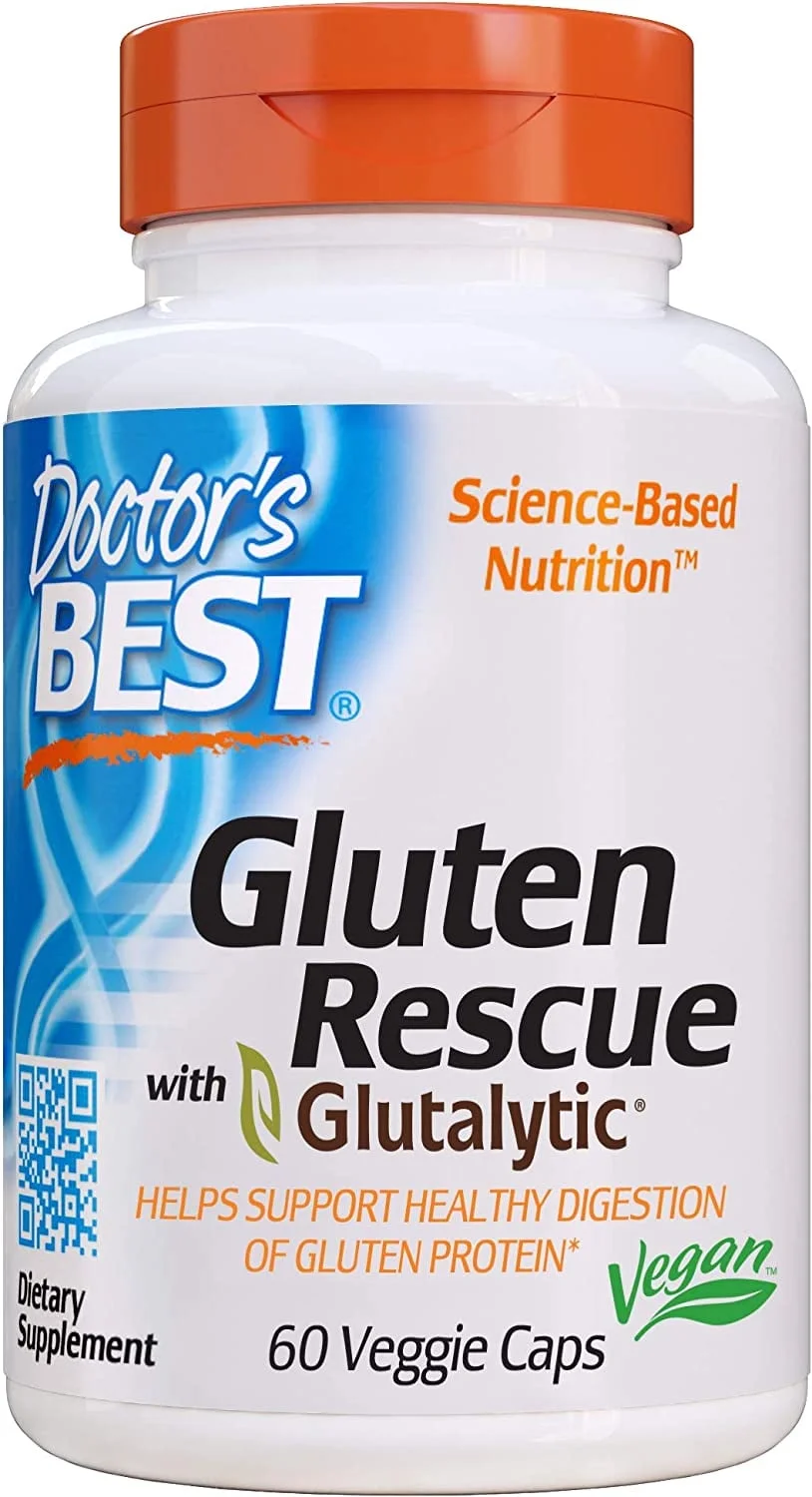 Doctor's Best Gluten Rescue with Glutalytic® - 60 Veggie Caps