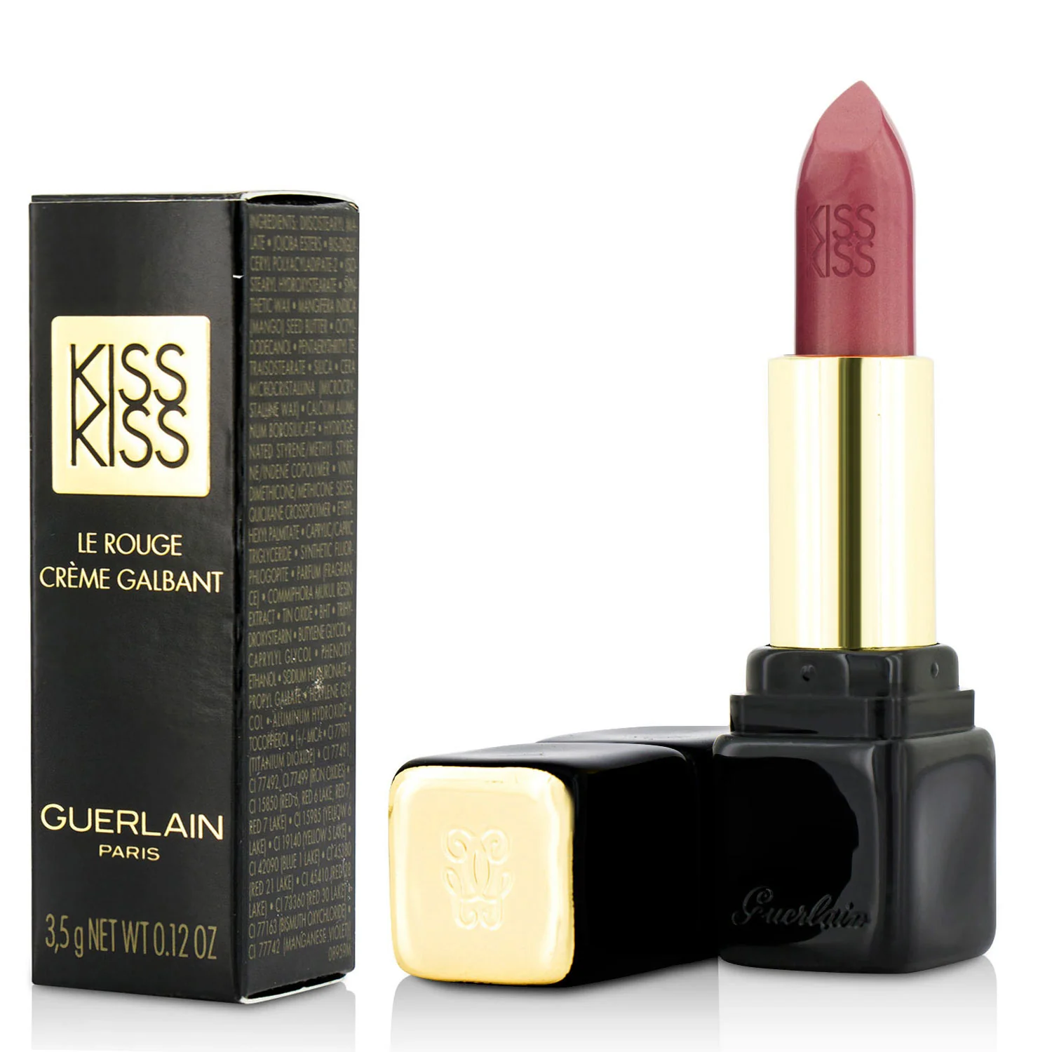 Guerlain KissKiss Shaping Cream Lip Colour - # 361 Excessive Rose  3.5g/0.12oz