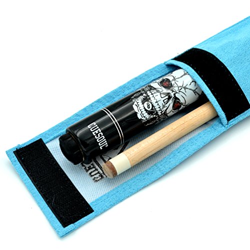 CUESOUL 58 inch 19/20/21 oz 1/2 Maple Pool Cue Stick Kit-Rockin Series