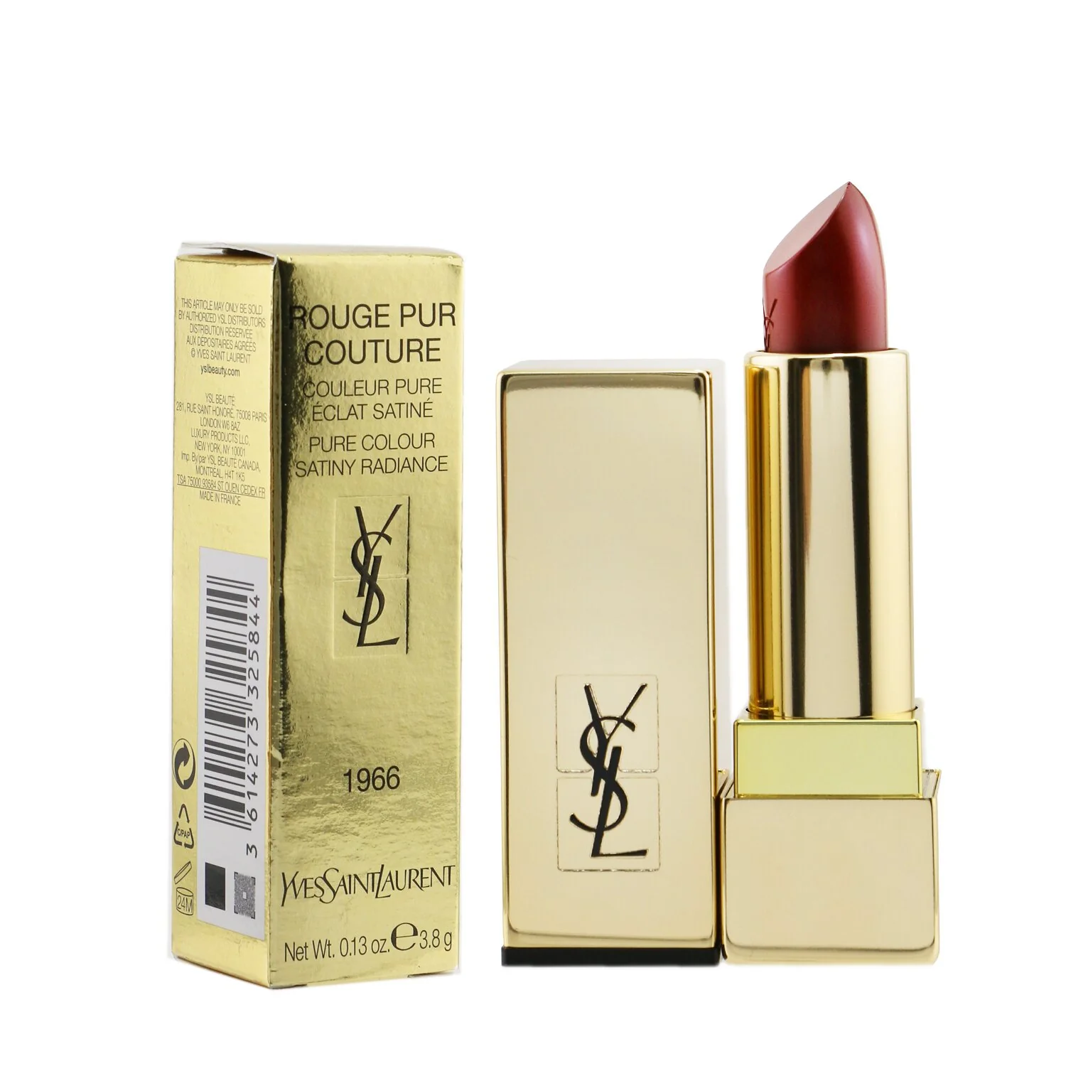 Yves Saint Laurent Rouge Pur Couture - #151 Rouge Unapologetic  3.8g/0.13oz
