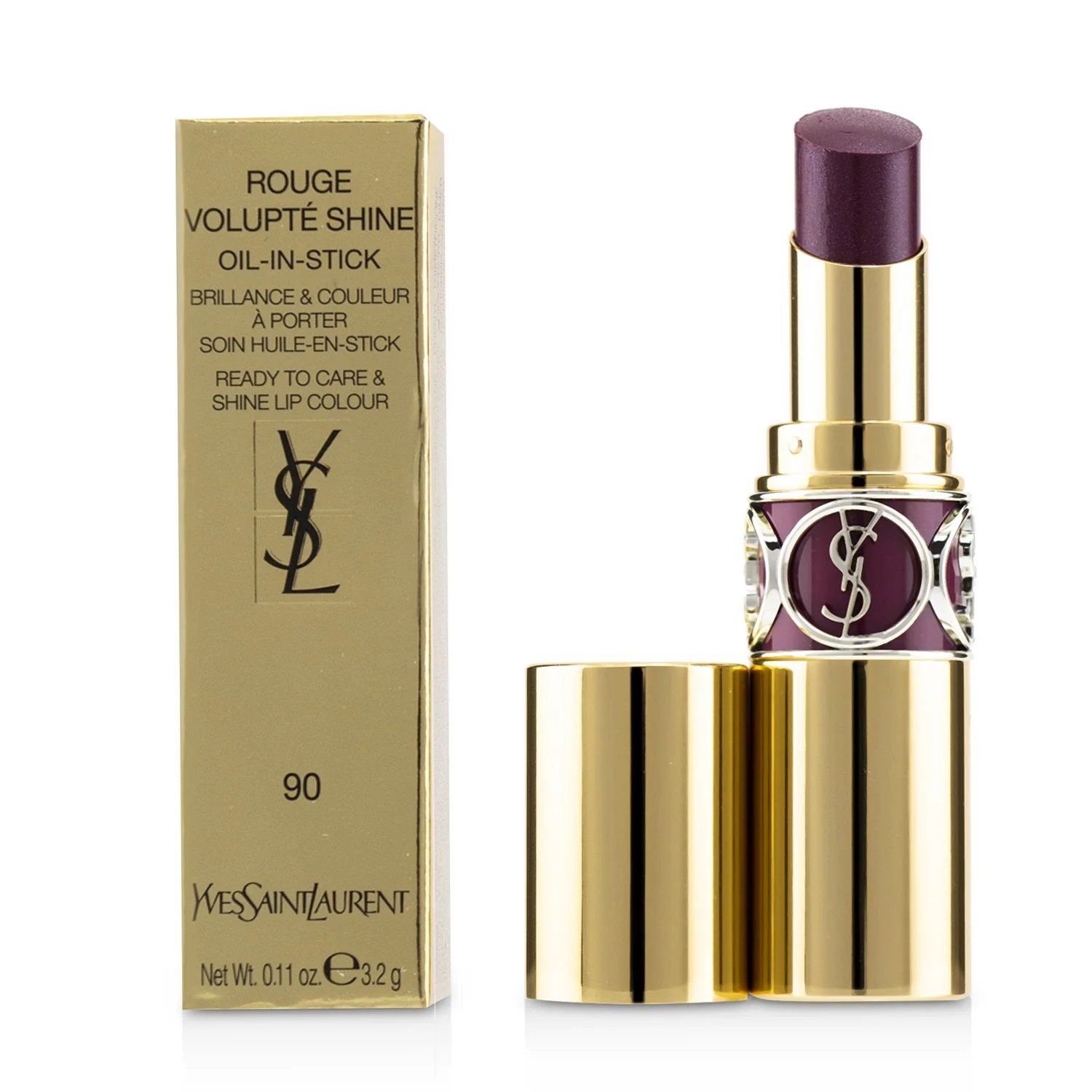 Yves Saint Laurent Rouge Volupte Shine - # 86 Mauve Cuir  3.2g/0.11oz