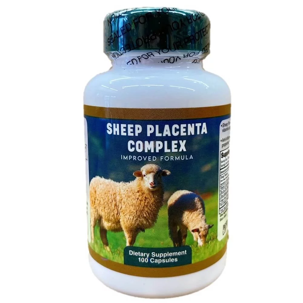 2 Bottles Nu-Health Sheep Placenta Complex (100 Capsules)