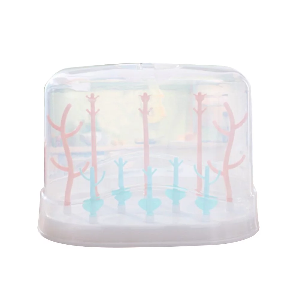 Multifunction Baby Bottle Drying Rack Baby Holder Feeding Bottle Organizer with Cover
