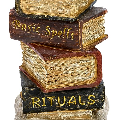 National Tree Company Tabletop Decoration, Black, Owl on Stacked Books, Halloween Collection, 32 Inches