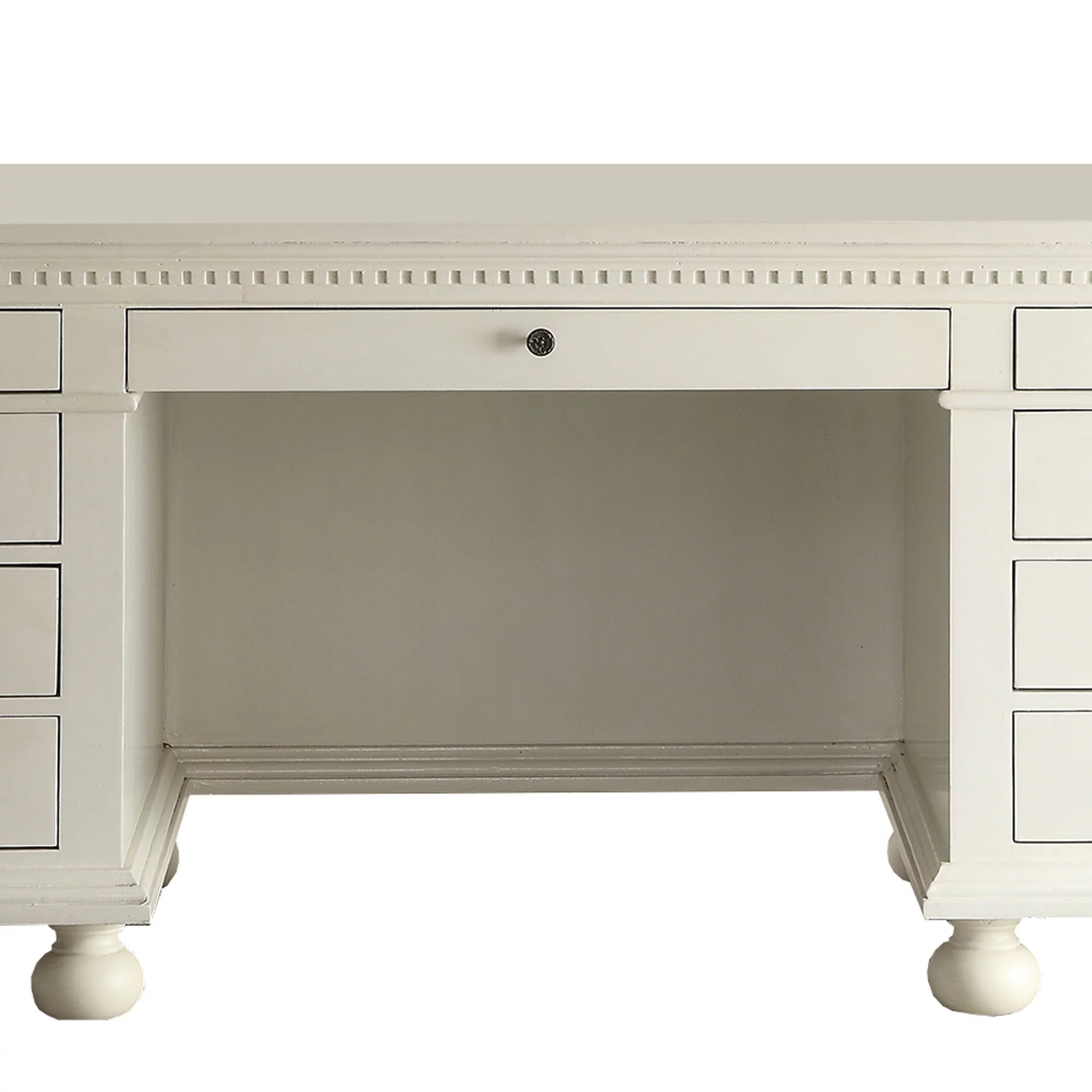 BenJara Smart Looking Executive Desk, Cream