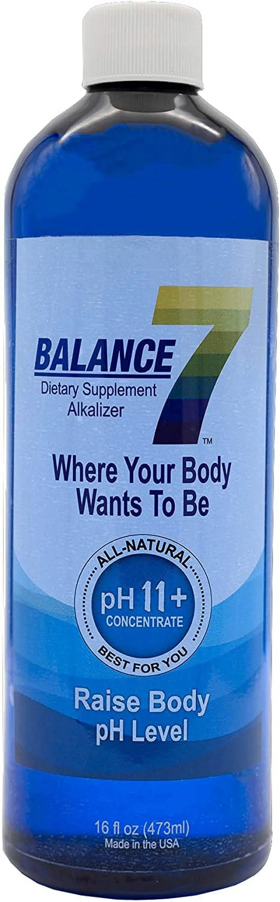 Alkaline Dietary Supplement - 11+ pH Alkalizing Concentrate and pH Booster Mineral Liquid (16 fl oz, 6 Bottles)