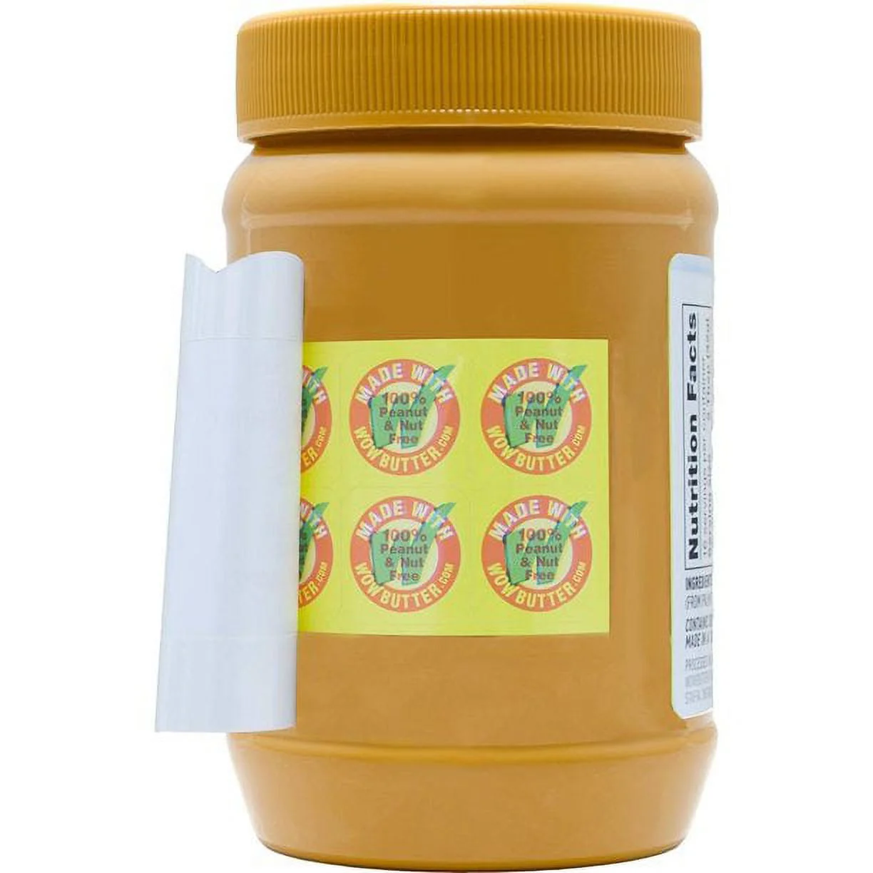 WowButter Tastes Just Like Peanut Butter toasted Soy Spread Creamy -- 17.6 oz Pack of 3