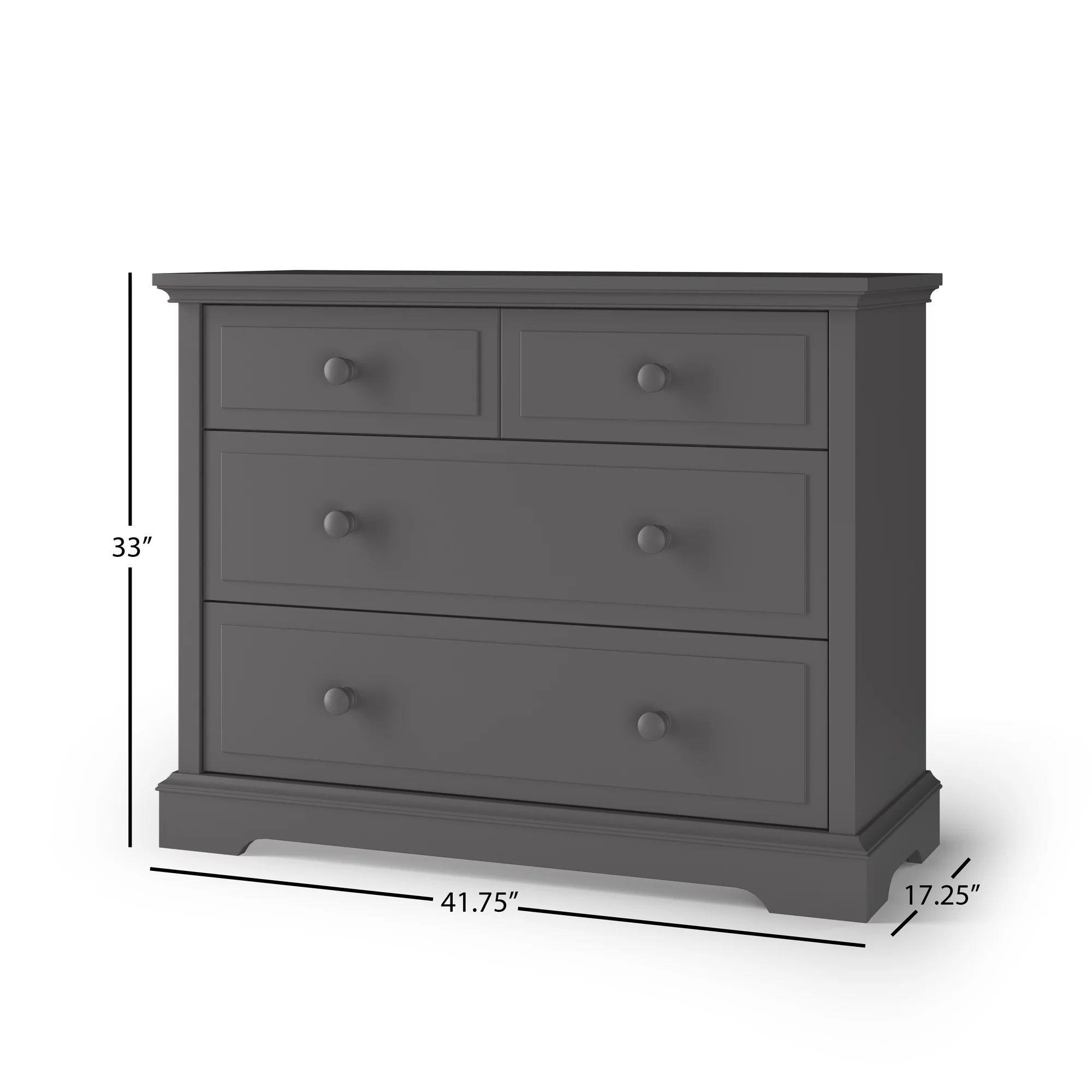 Childcraft Universal Select Dresser, Cool Gray