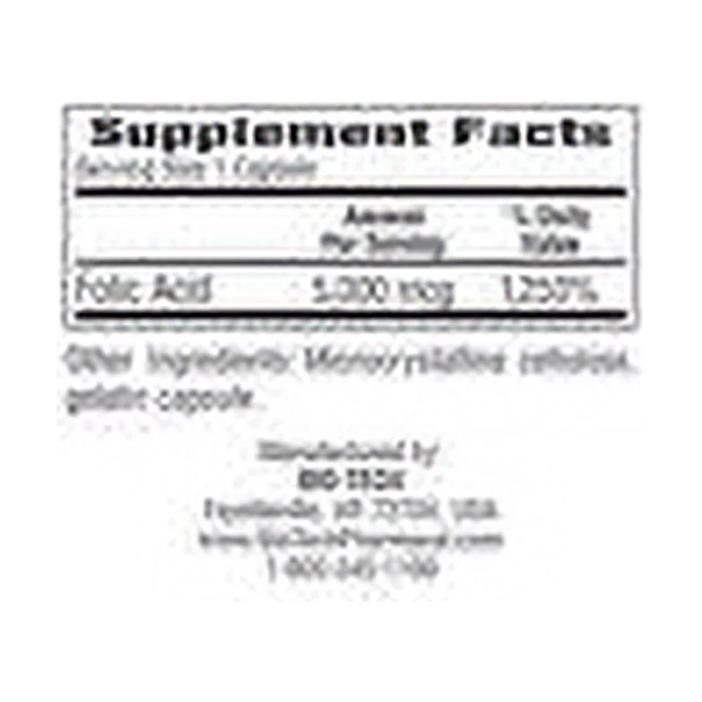 6 pack Bio-Tech Pharmacal Folic Acid (5mg, 100 Count)