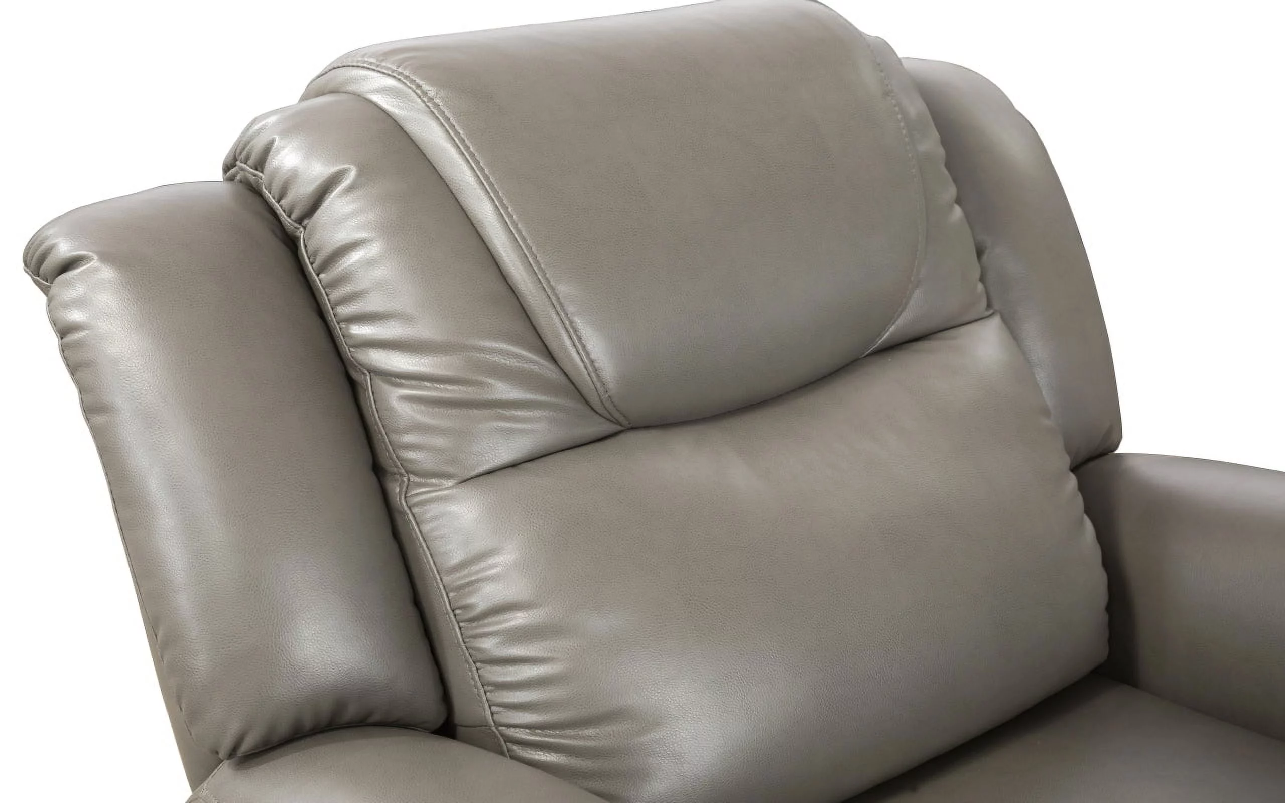 PonLiving 41'' Wide Manual Standard Recliner Chair,Grey