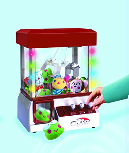 The Claw Toy Grabber Machine with Flashing lights & Sounds and Animal Plush - Features Electronic Claw Toy Grabber Machine, Animation, 4 Animal Plush & Authentic Arcade Sounds for Exciting Play