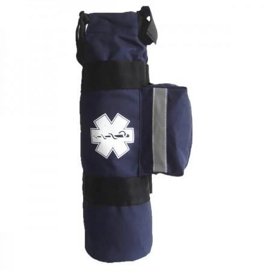 LINE2design Oxygen Bag - EMS Medical Cylinder Sleeve O2 Supplies HandBag - Navy Blue