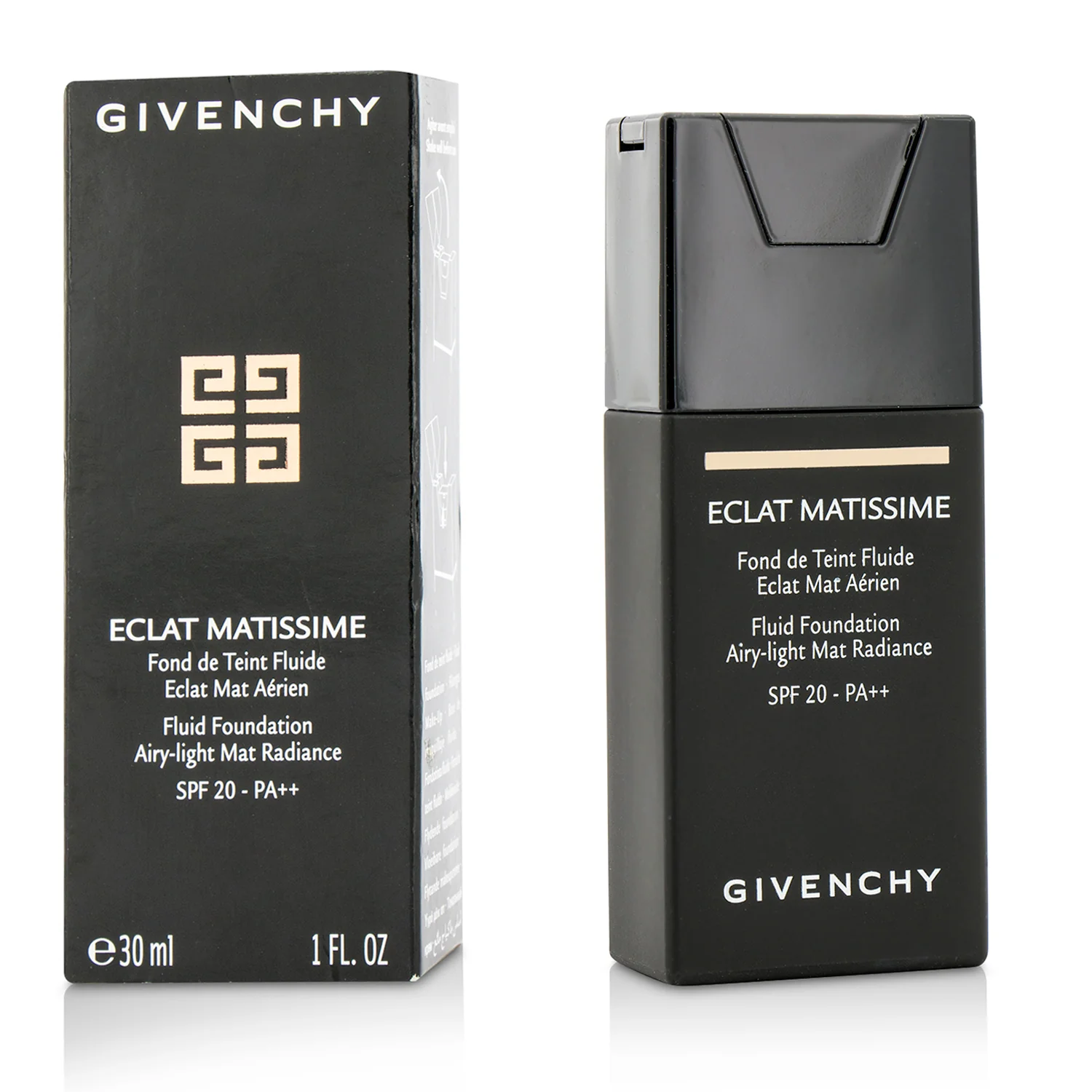 Givenchy Eclat Matissime Fluid Foundation SPF 20 - # 4 Mat Beige  30ml/1oz